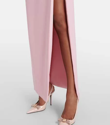 Versace Draped silk cady gown 6