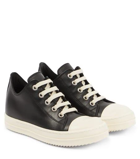 Rick Owens Kids Strobe leather low-top sneakers 1