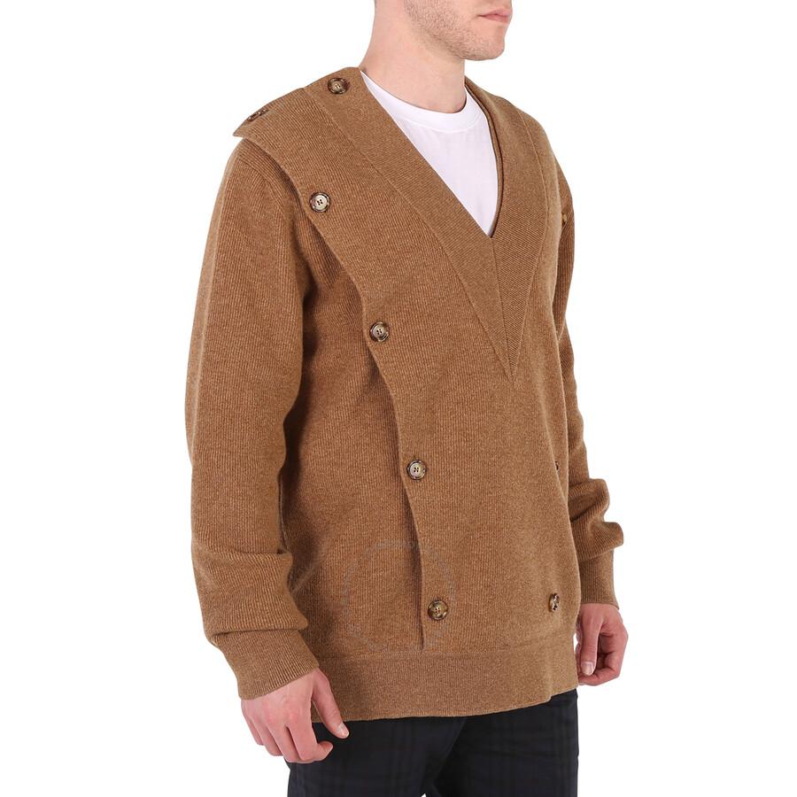Burberry Men's Double-breasted V-neck Jumper
