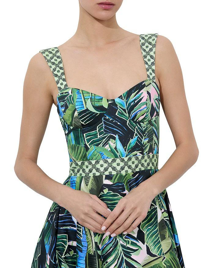 Alice + Olivia Fia Structured Bustier Palm Beach Dress 2