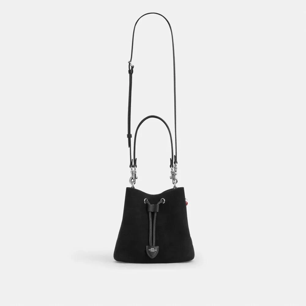 Coach Rowan Bucket Bag With Cherry Charm 10