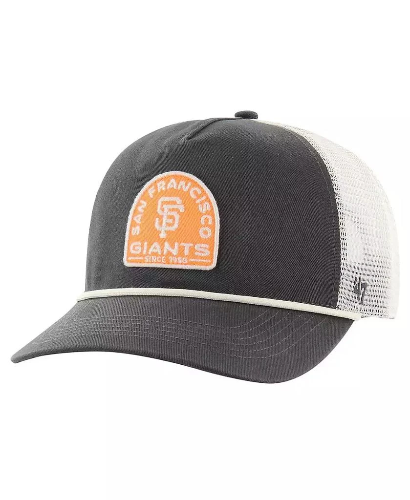 47 Brand Men's Charcoal San Francisco Giants Cypress Trucker Hitch Adjustable Hat 1
