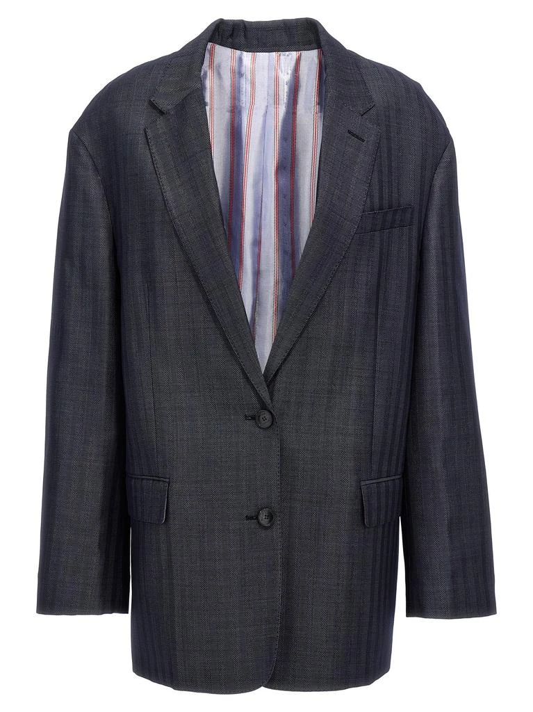 ETRO Etro Pegaso Single-Breasted Blazer from Cettire
