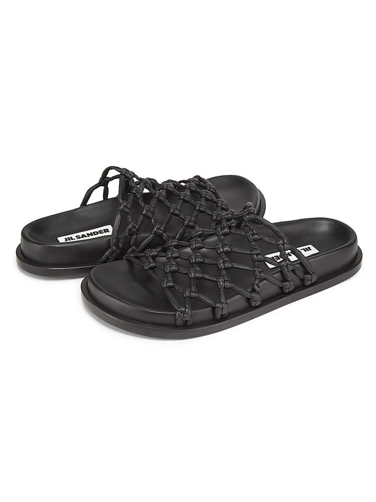 Jil Sander Woven Leather Sandals 2