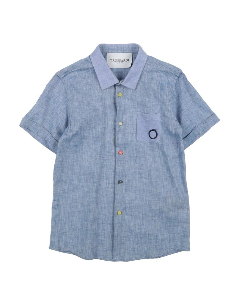 TRUSSARDI JUNIOR Solid color shirt