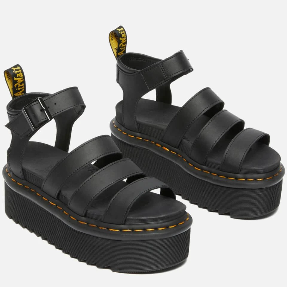 Dr. Martens DR. MARTENS WOMEN'S BLAIRE QUAD SANDALS - BLACK 4