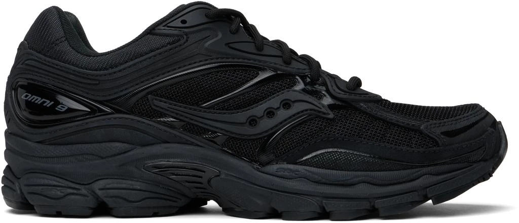 Saucony Black ProGrid Omni 9 Armor Sneakers 1
