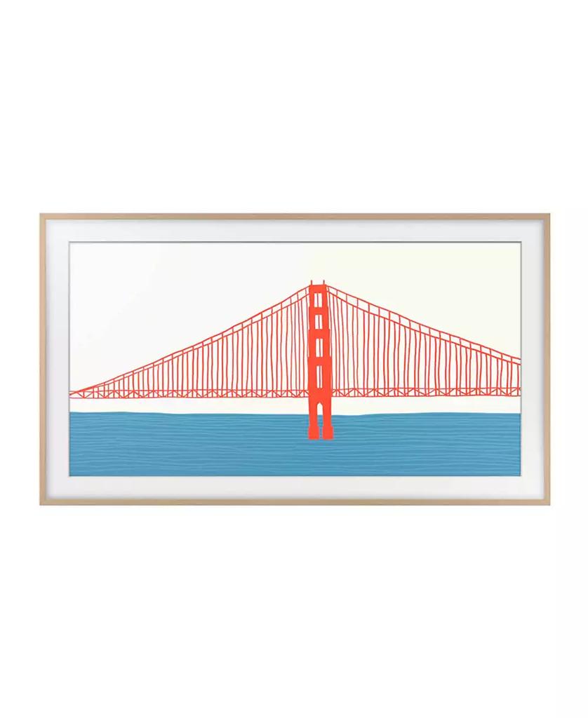 SAMSUNG 65" White The Frame Customizable TV Bezel