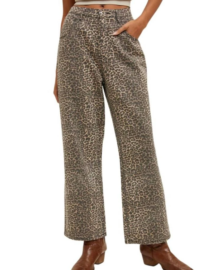 WISHLIST Wishlist - Loose Fitting Leopard Pants