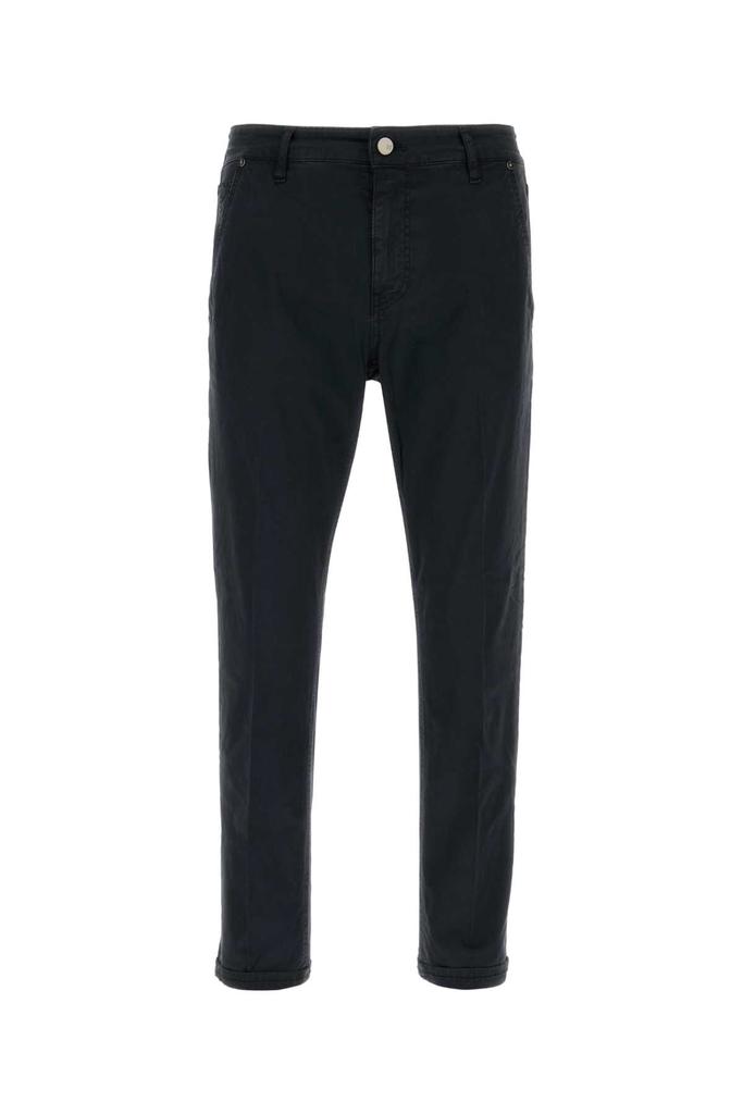 パンツ PT TORINO Black Stretch Cotton Pant PT TORINO BLACK STRETCH COTTON PANT - Leggings - BeyondStyle
