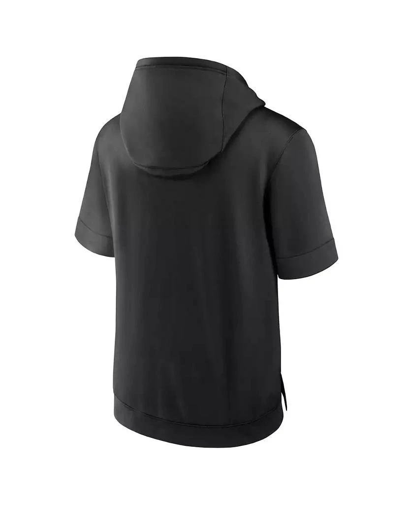 NIKE Men's Black Pittsburgh Pirates Tri Code Lockup Short Sleeve Pullover Hoodie 2