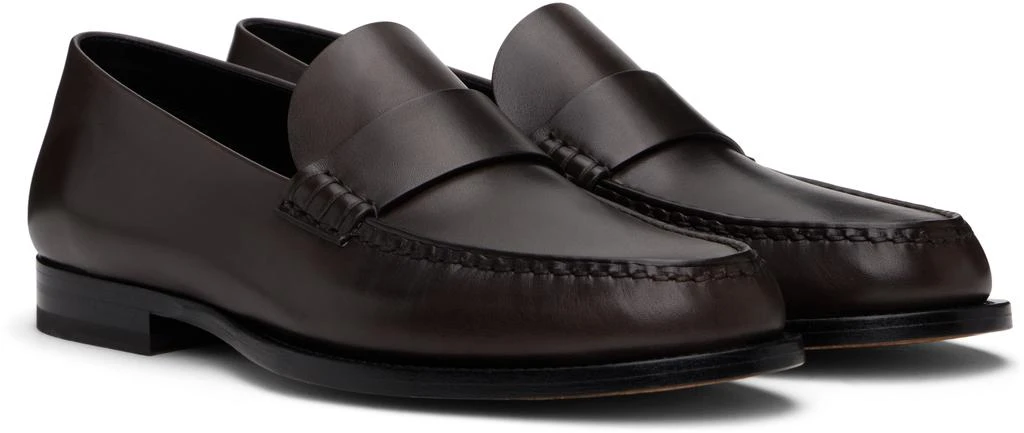 The Row Brown Novus Loafers 4