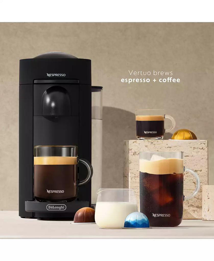 Nespresso Vertuo Plus Coffee & Espresso Machine by DeLonghi with Aeroccino