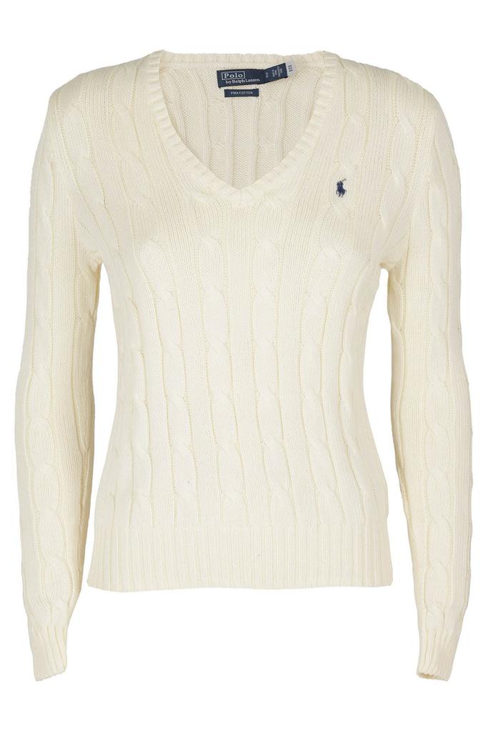 Ralph Lauren Polo Ralph Lauren Kimberly Cable-Knitted V-Neck Jumper