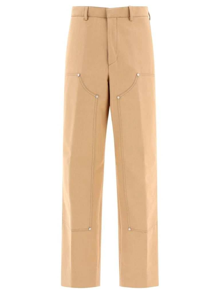 Palm Angels Palm Angels PA Embroidered Workwear Trousers 1