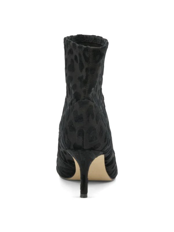Charles David Arber Leopard-Flocked Heel Sock Booties 4