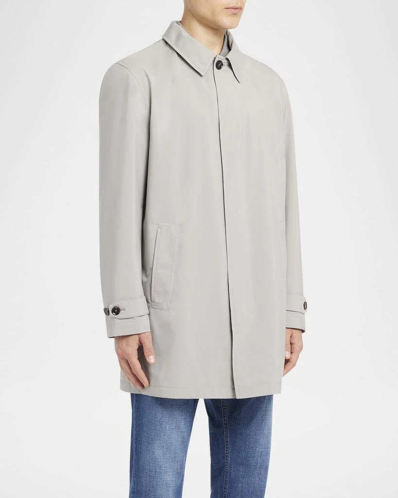Brioni Men
s Raincoat with Removable Hood 4