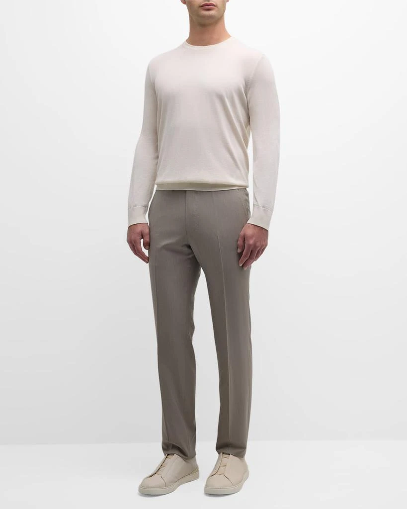 Zegna Men's High Performance Wool Pants 2