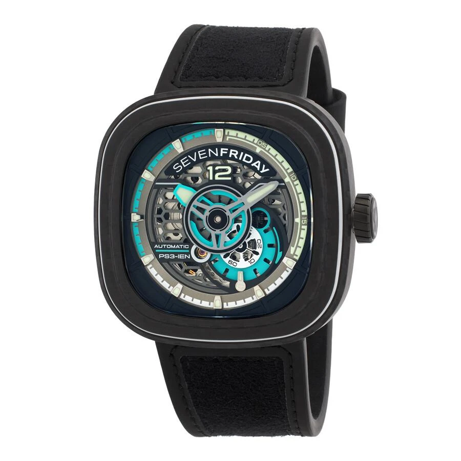 Sevenfriday Seven Friday PS Series Automatic Black Dial Men
s Watch PS3/01 1