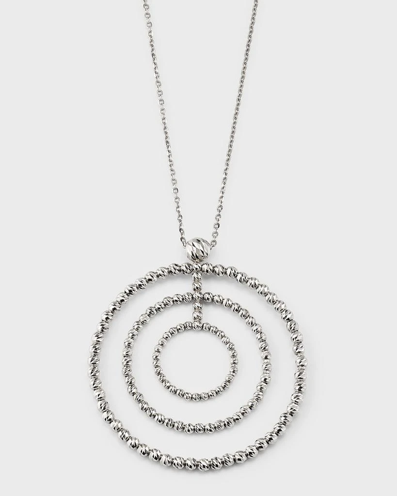 Platinum Born Platinum Triple Loop Pendant Necklace 1