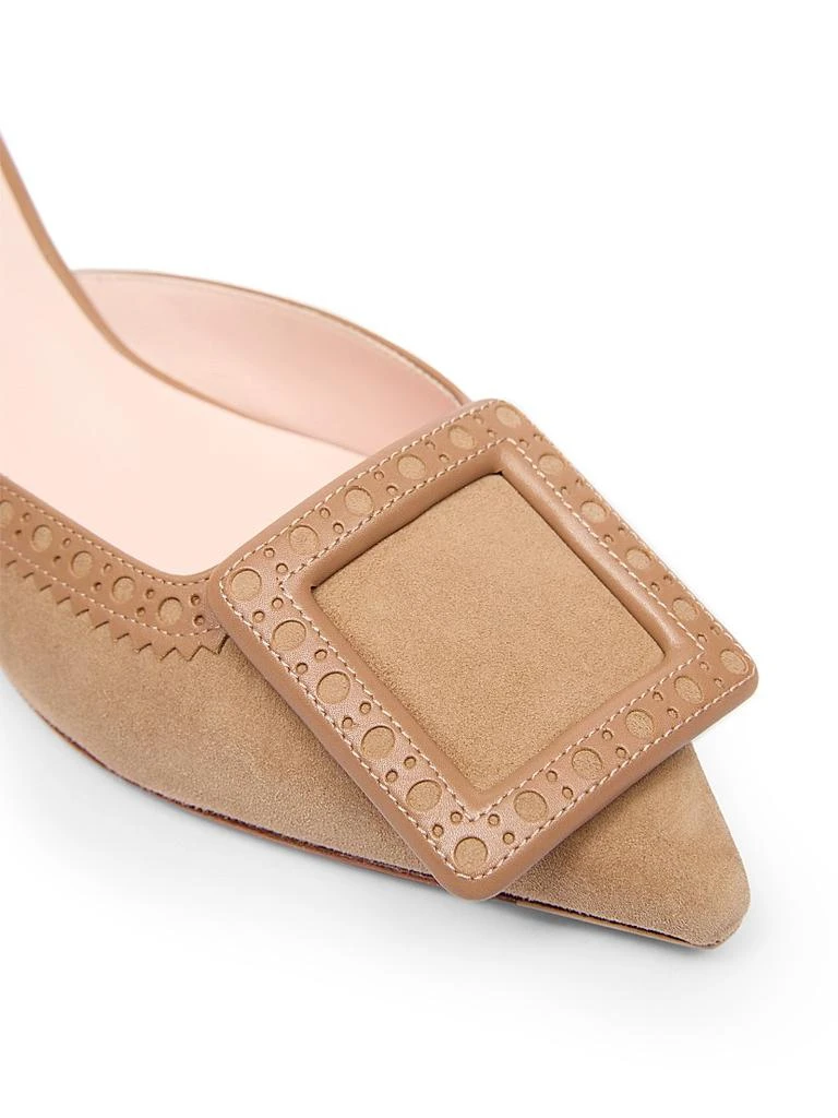 Roger Vivier I Love Vivier 45MM Suede Mules 5