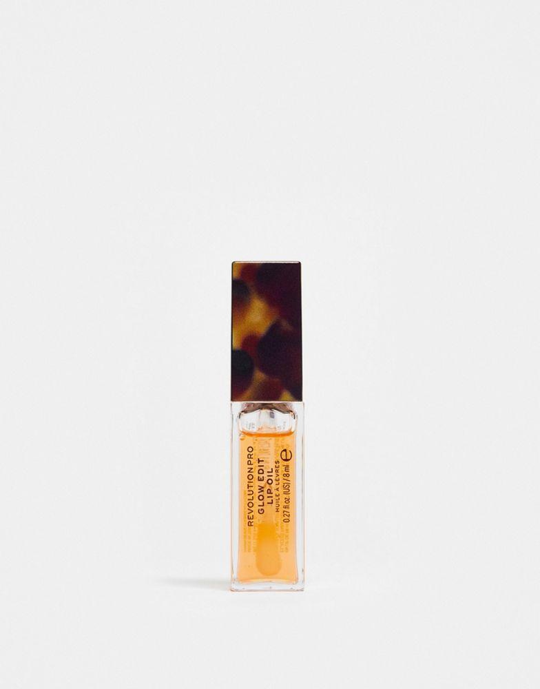 Revolution Revolution Pro Glow Edit Lip Oil Soleil Orange