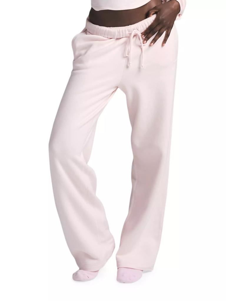 SKIMS Cotton Fleece Straight-Leg Pants - Leggings - Compare