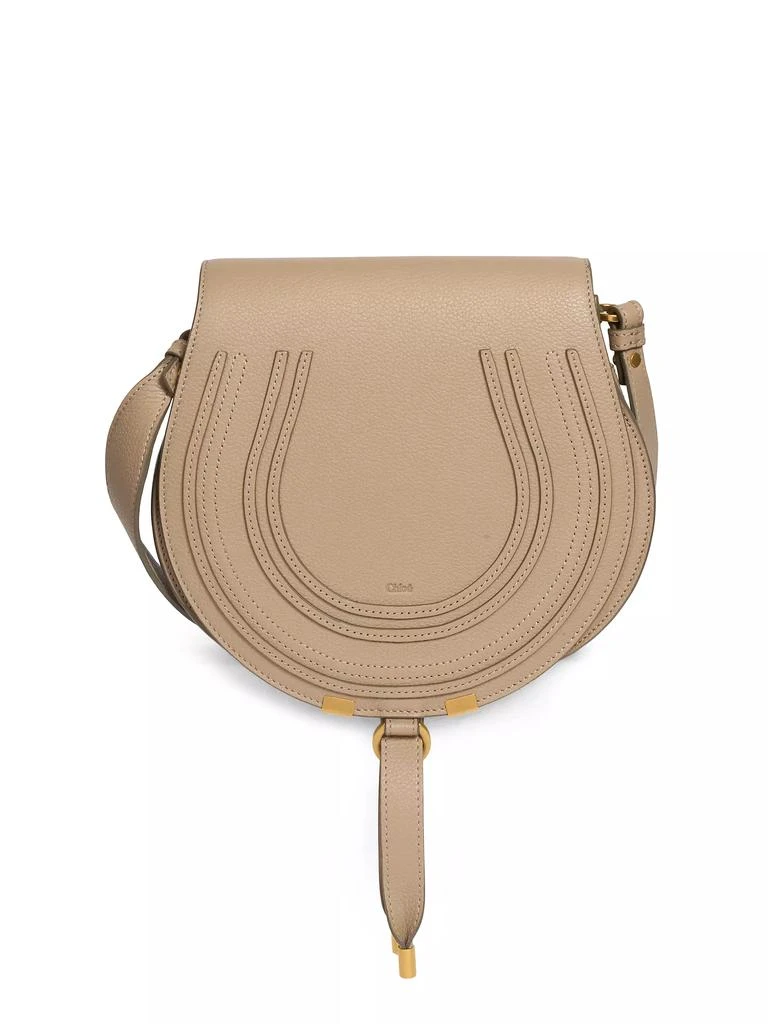 Chloé Marcie Leather Saddle Bag 1