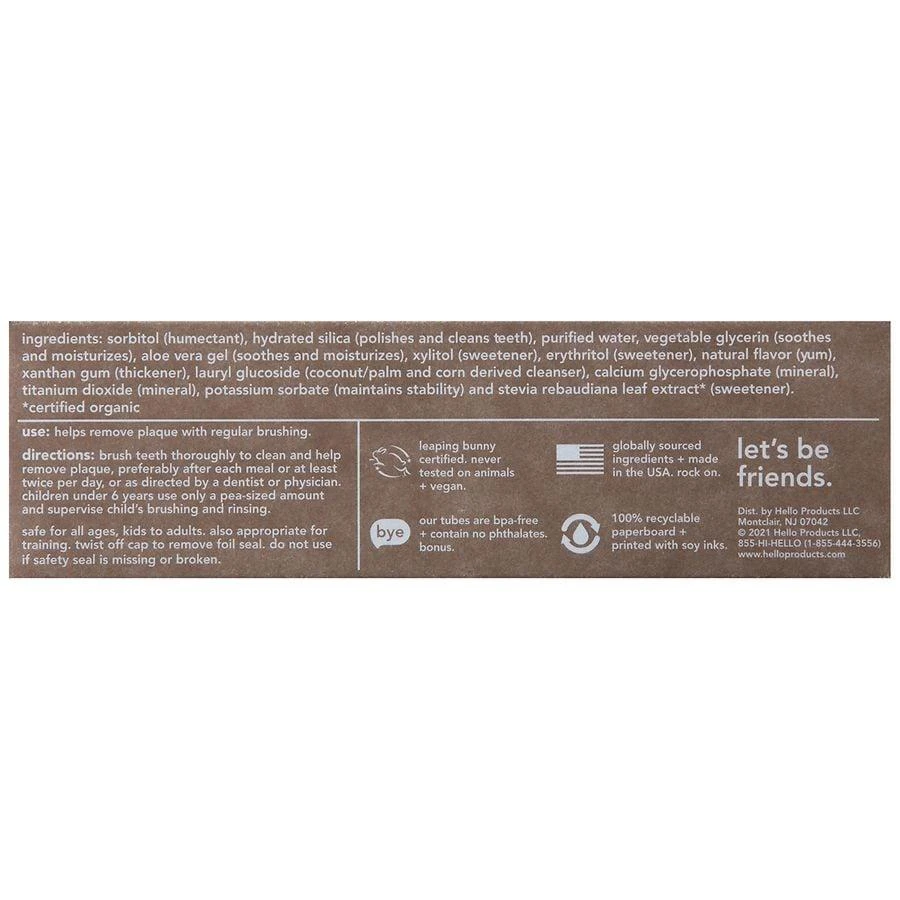 Hello Fluoride Free Kids Toothpaste Watermelon 9