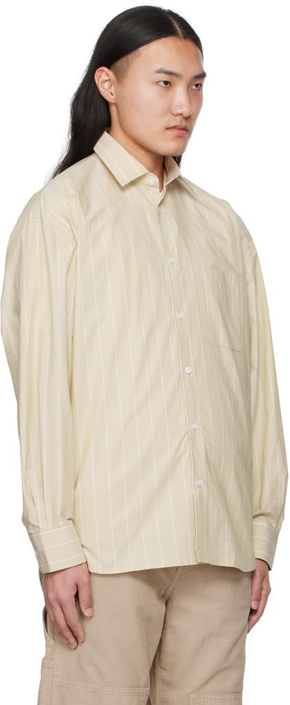 FILIPPA K Yellow Striped Shirt
