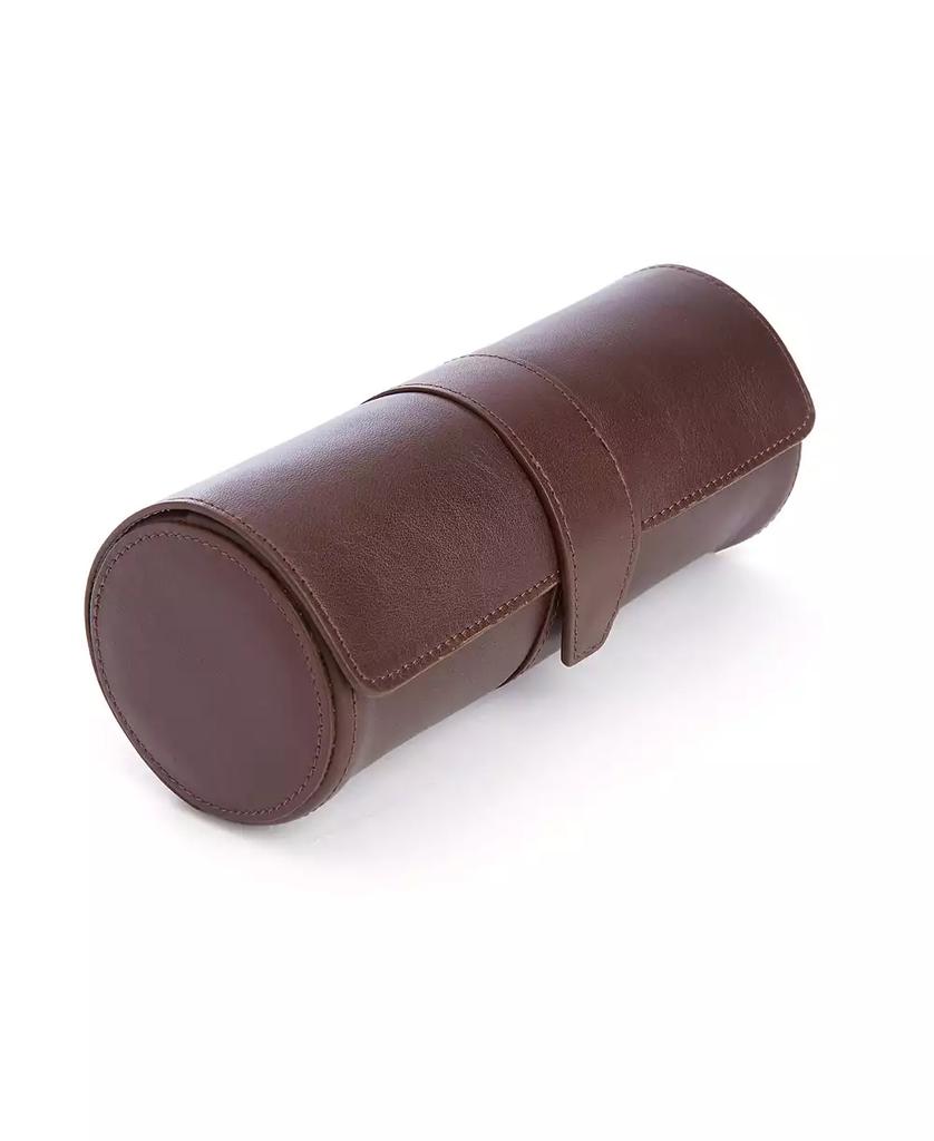 ROYCE New York Suede Lined Travel Watch Roll