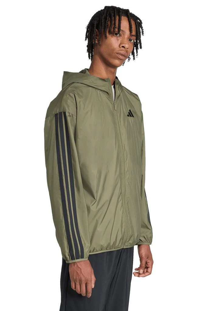 Adidas 3-Stripes Hooded Windbreaker Jacket 6