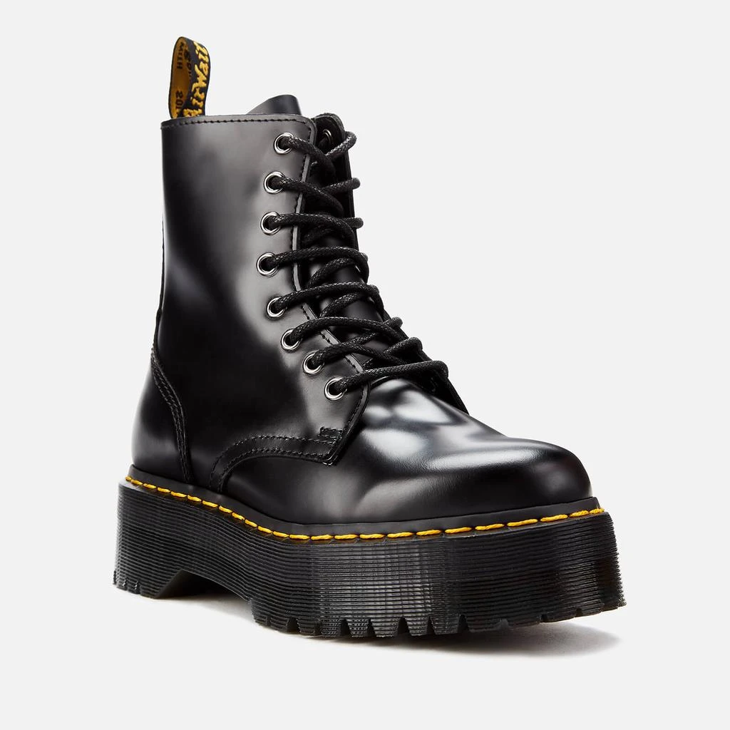 Dr. Martens Jadon Unisex Smooth Leather Boots - Black 2