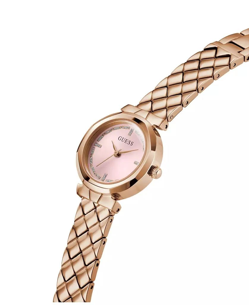 GUESS Women's Analog Rose Gold Tone Steel Watch, 26mm 5