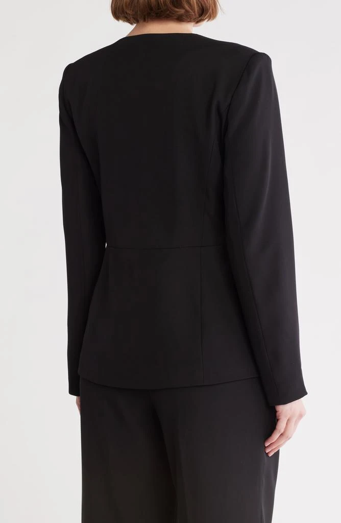 ELIE ELIE TAHARI Collarless Blazer 2