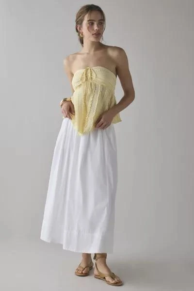 Urban Outfitters UO Eloise Convertible Tie Split-Front Tube Top 3