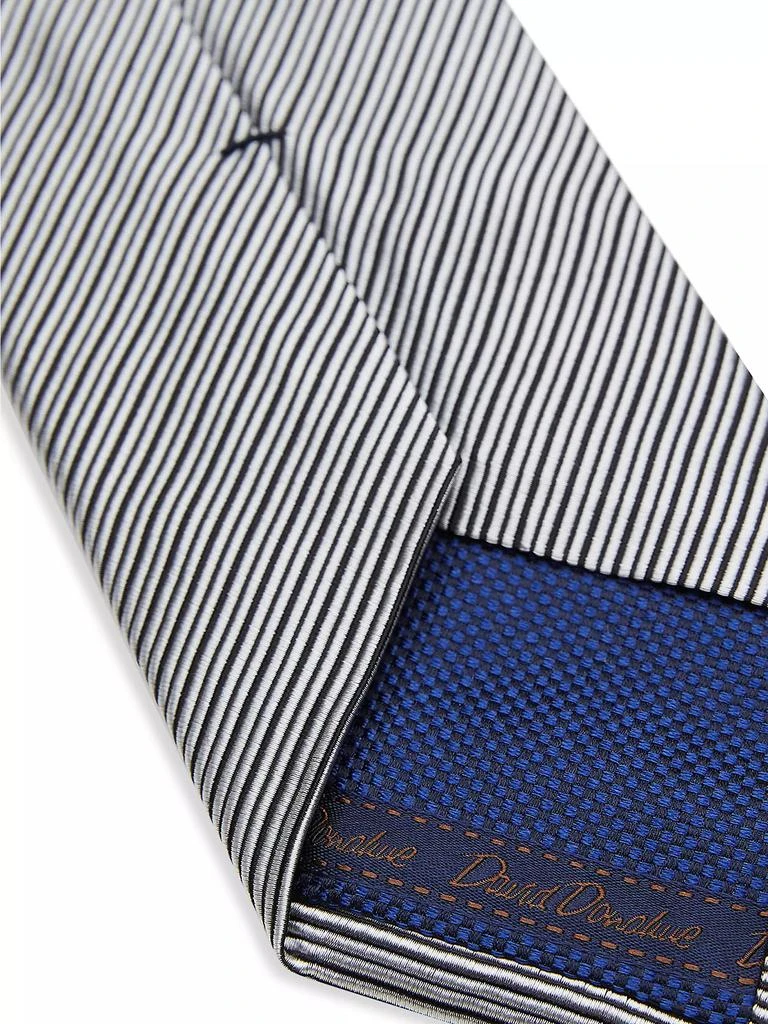 David Donahue Patterned Silk Tie 3