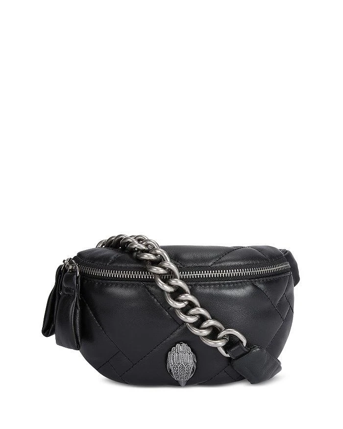 Kurt Geiger Kensington Mini Quilted Leather Belt Bag 1