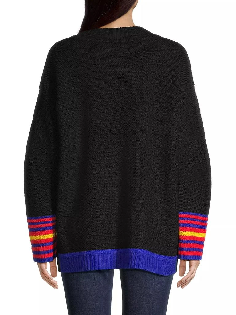Victor Glemaud Striped Mock Turtleneck Sweater 5