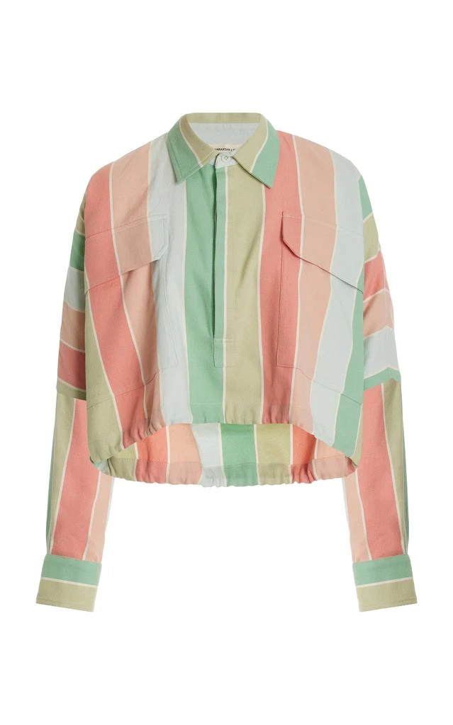 Marrakshi Life Marrakshi Life - Exclusive Oversized Cotton Crop Top - Multi - XL - Moda Operandi 1