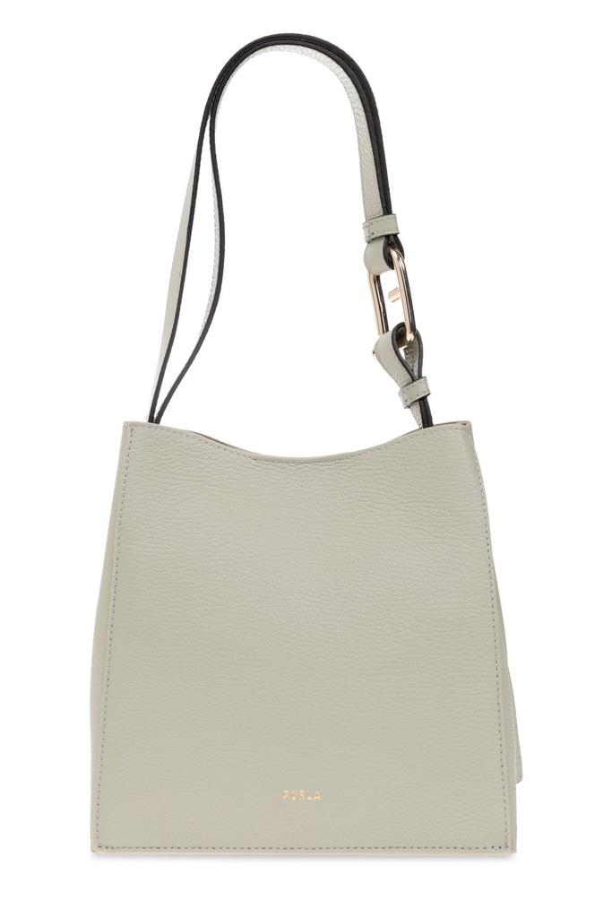 Furla Furla Sfera S Stucco Gray Bucket Bag - Tote Bags