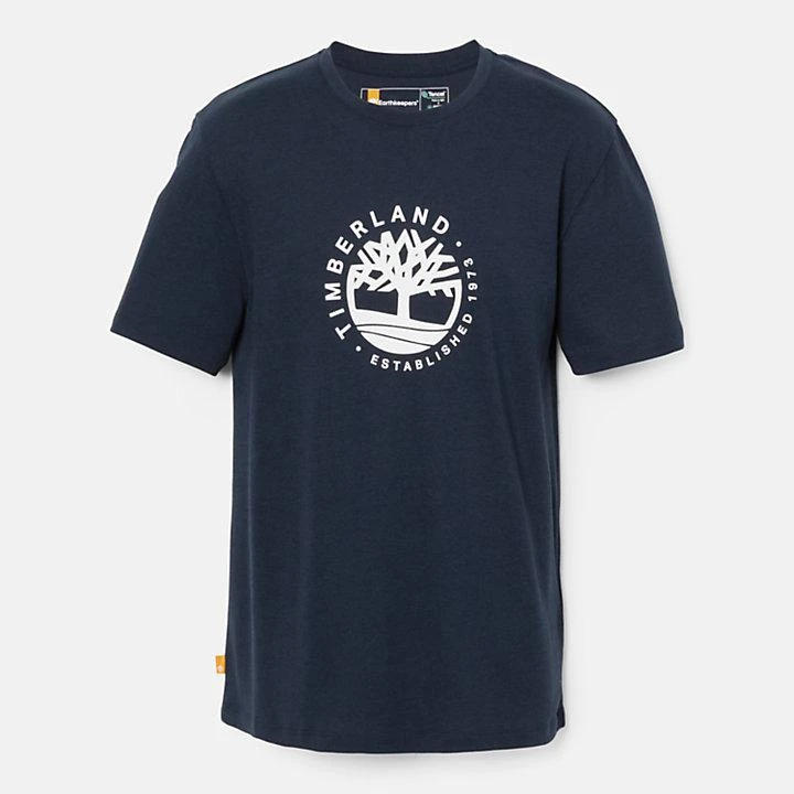 Timberland Refibra™ Logo Graphic Tee for Men in Navy 3