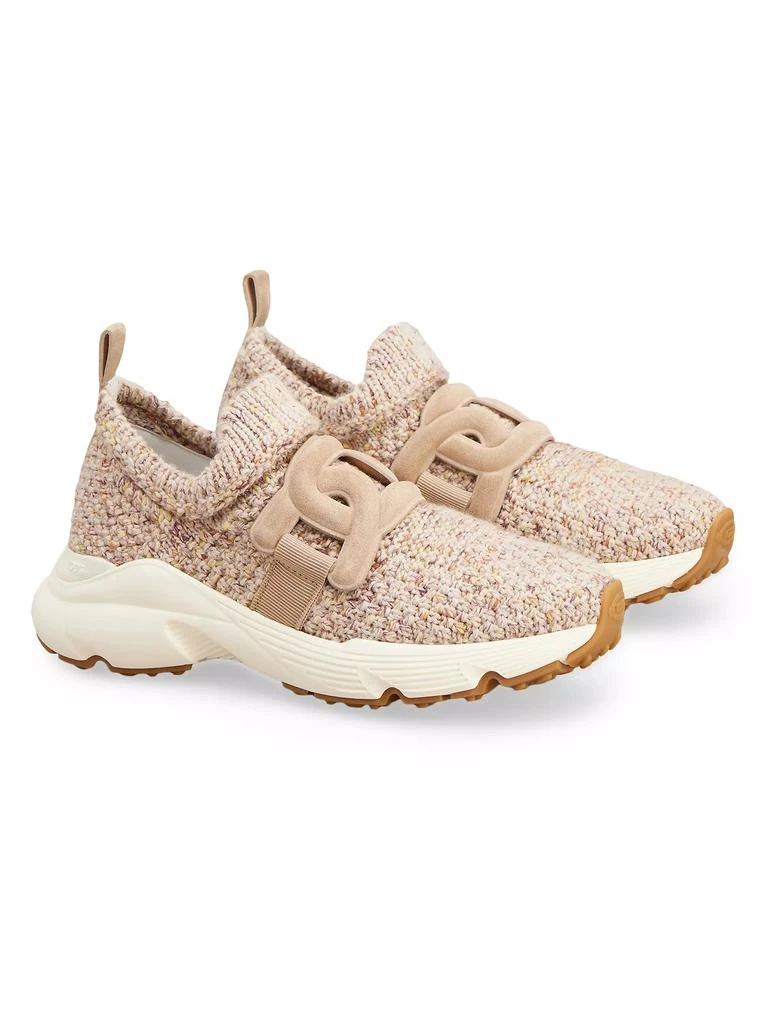 Tod's Sp.Run Embroidered Chain Sneakers 2
