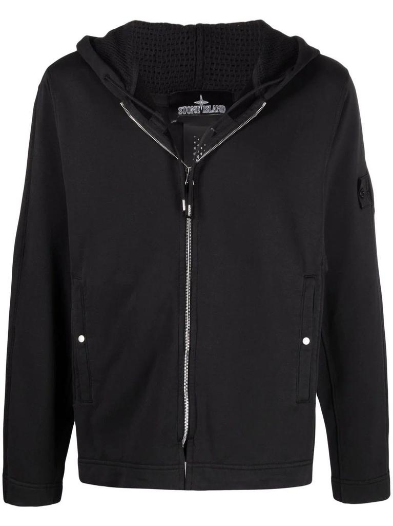 NA Compass motif black Hoodie