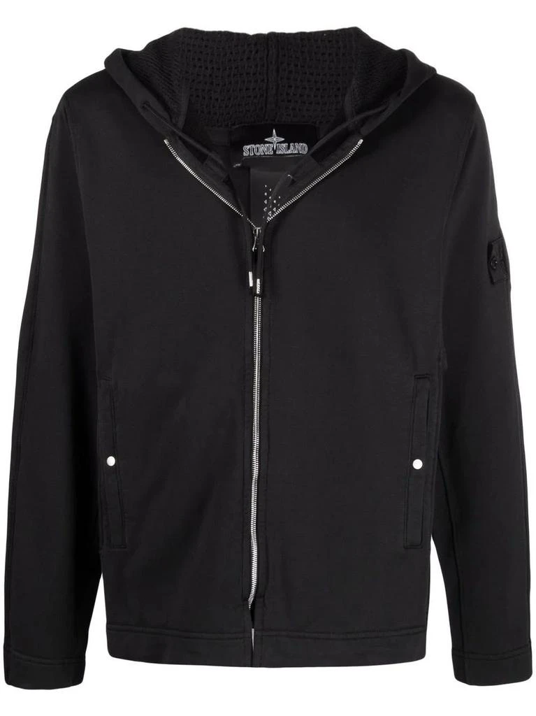 NA Compass motif black Hoodie 1