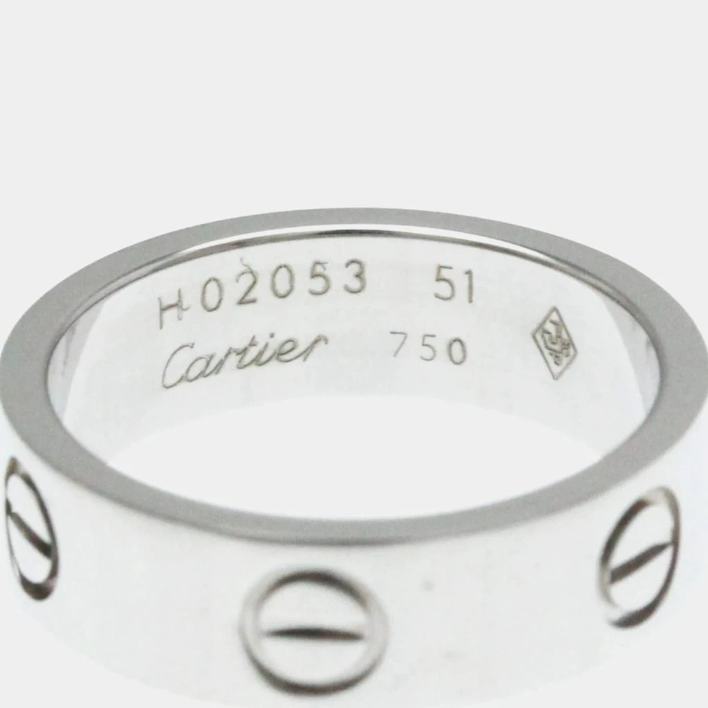 Cartier Cartier 18K White Gold Love Band Ring EU 51 9