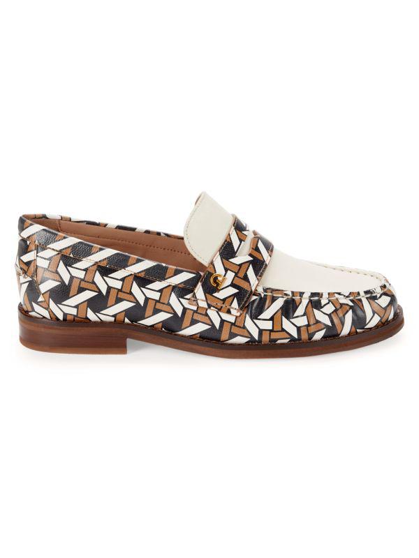 Cole Haan Lux Pinch Printed Penny Loafers
