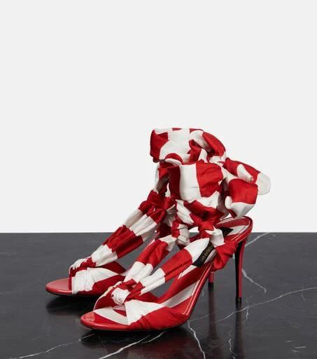 Dolce 
Gabbana Portofino 105 striped sandals 5