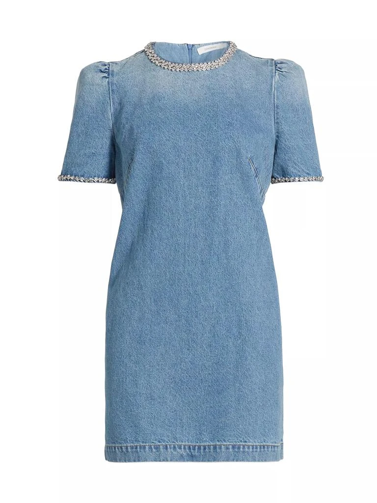 Zimmermann Crush Embellished Denim Minidress 1