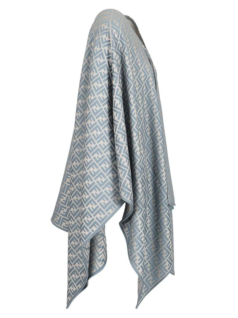 Fendi Wool And Silk Poncho 3